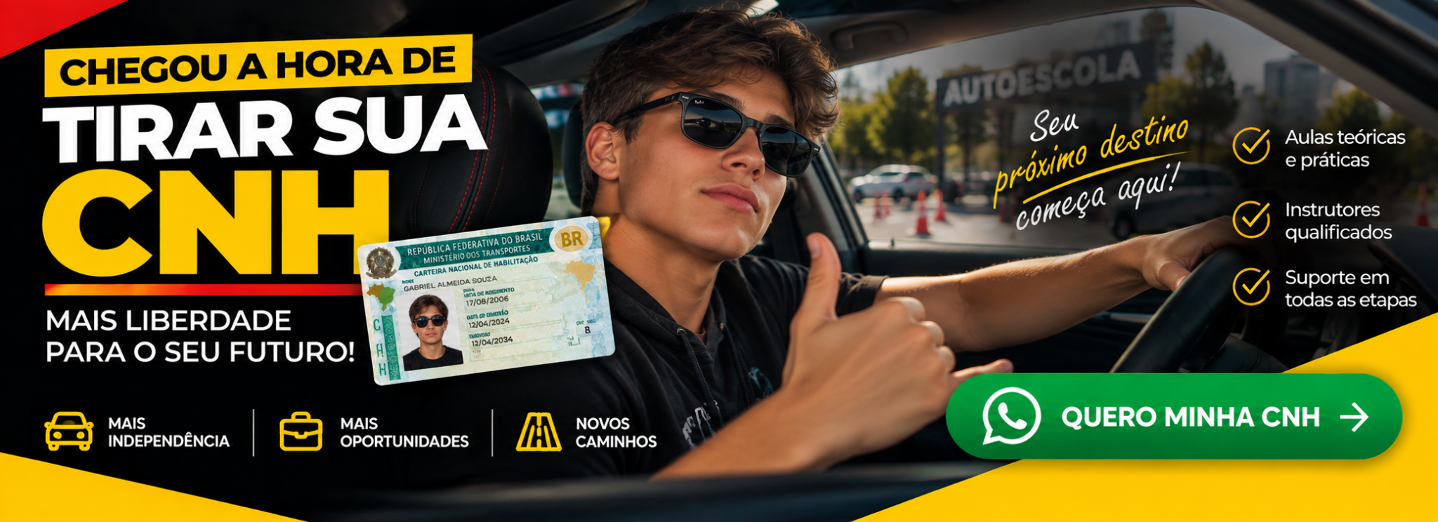 Chegou a hora de tirar sua CNH
